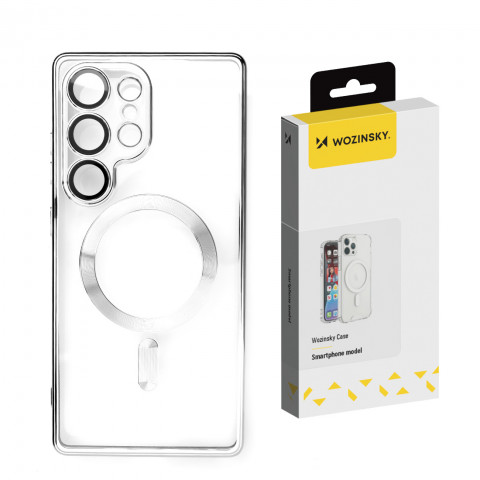 
Samsung Galaxy S24 FE galvanizuoto Magsafe dėklas – sidabrinis
