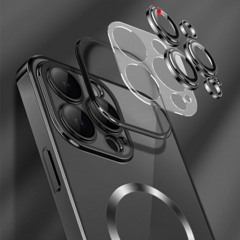 
Samsung Galaxy S24 FE galvanizuoto Magsafe dėklas – sidabrinis
