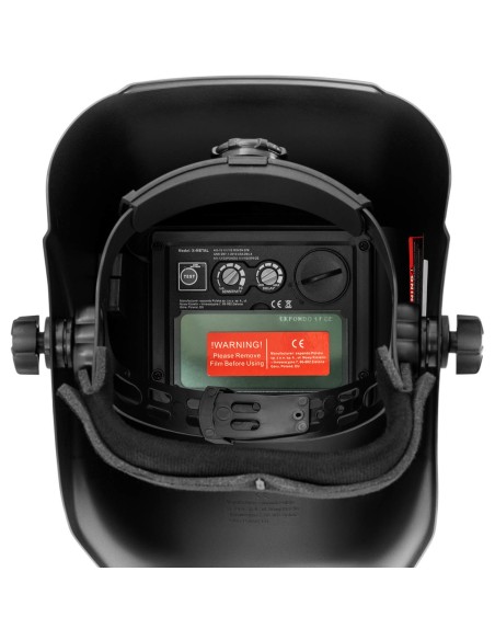 Automatinis automatiškai tamsėjantis suvirinimo šalmas su X-SPARK šlifavimo funkcija Automatinis automatiškai tamsėjantis suvirinimo šalmas su X-SPARK šlifavimo funkcija