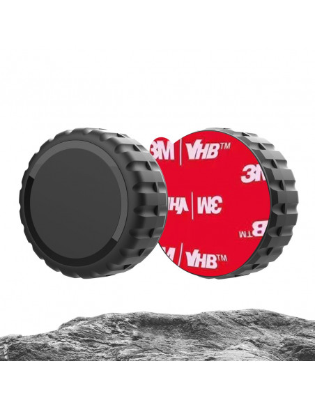 
„Apple AirTag“ dėklas, užsukamas, atsparus vandeniui, lipnus – juodas
