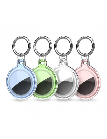 
Dėklas „Apple AirTag“ sekikliui, atsparus vandeniui, skaidrus - 4 vnt.
