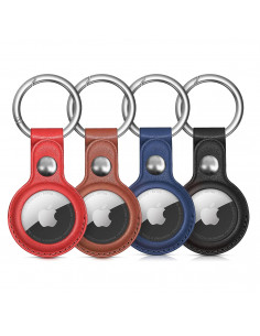 
„Apple AirTag“ ekologiškos odos dėklai – 4 vnt.
