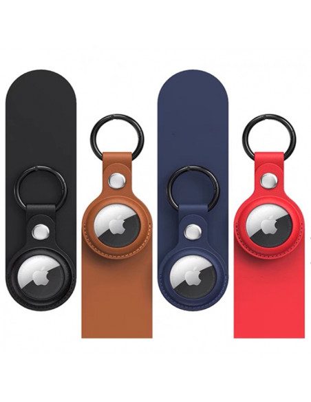 
„Apple AirTag“ ekologiškos odos dėklai – 4 vnt.
