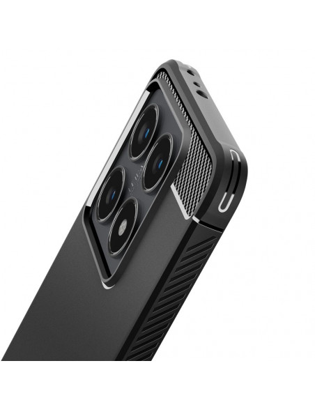 
„Xiaomi 14T Pro Rugged Armor“ dėklas – matinės juodos spalvos
