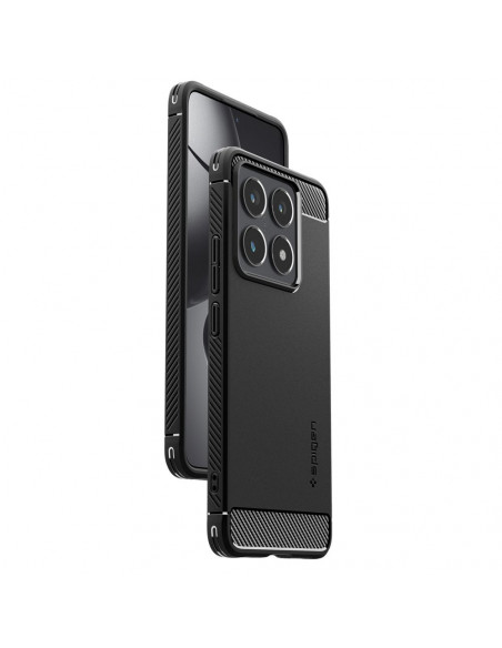 
„Xiaomi 14T Pro Rugged Armor“ dėklas – matinės juodos spalvos
