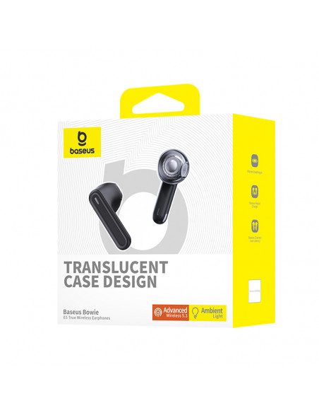 
Bowie E5 TWS belaidės ausinės - juodos
