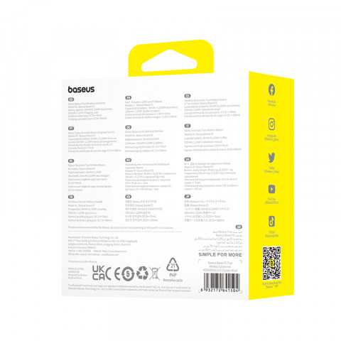 
Bowie E5 TWS belaidės ausinės - juodos
