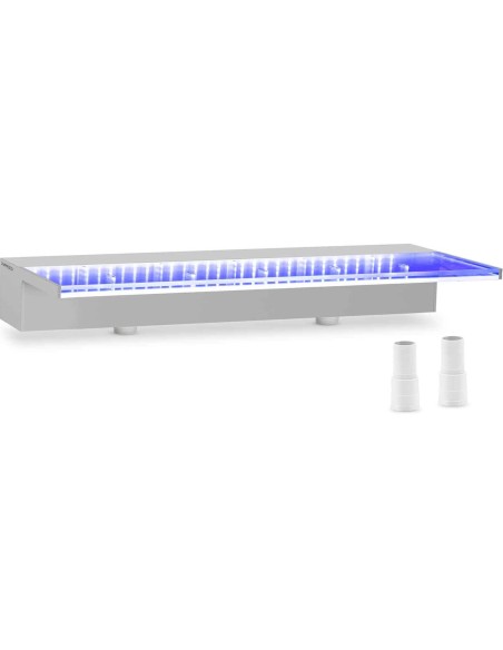 Krioklio snapelio sienelės kaskados sodo tvenkiniui LED 60 cm, srautas 135 mm Krioklio snapelio sienelės kaskados sodo tvenkiniui LED 60 cm, srautas 135 mm