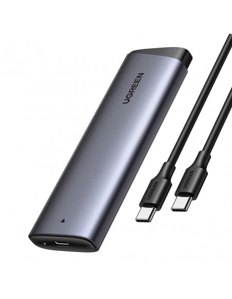 
M.2 NVMe PCIe SSD korpusas - sidabrinis
