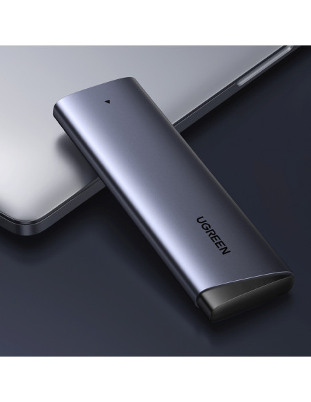 
M.2 NVMe PCIe SSD korpusas - sidabrinis
