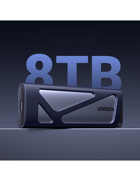 
M.2 NVMe/ SATA SSD korpusas - sidabrinis
