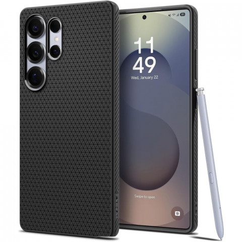 
„Samsung Galaxy S25 Ultra Liquid Air“ dėklas – juodas
