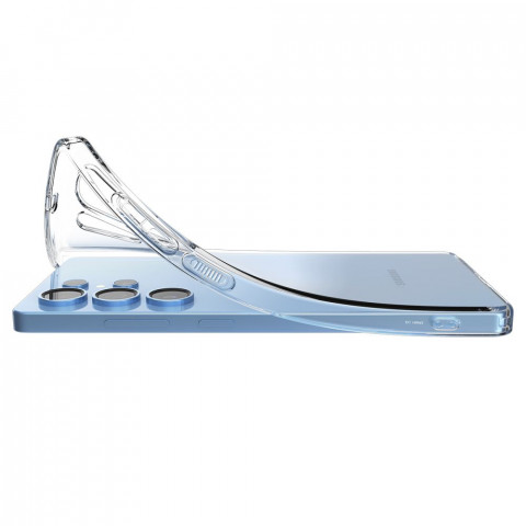 
„Samsung Galaxy S25 Ultra“ skystųjų kristalų dėklas – skaidrus
