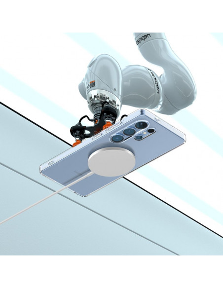 
„Samsung Galaxy S25 Ultra“ skystųjų kristalų dėklas – skaidrus
