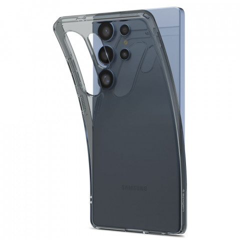 
„Samsung Galaxy S25 Ultra“ skystųjų kristalų dėklas – pusiau permatomas
