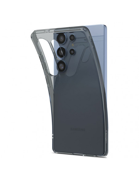 
„Samsung Galaxy S25 Ultra“ skystųjų kristalų dėklas – pusiau permatomas
