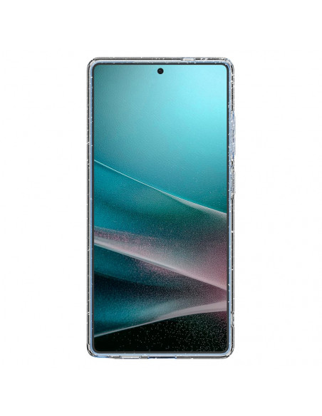 
„Samsung Galaxy S25 Ultra“ skystųjų kristalų dėklas – skaidrus ir blizgus
