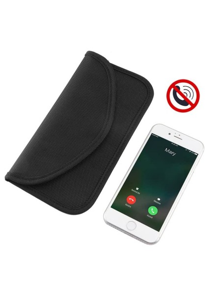 Apsaugos nuo vagystės dėklas automobilio raktams Faraday narvas 20x11cm juodas Apsaugos nuo vagystės dėklas automobilio raktams Faraday narvas 20x11cm juodas