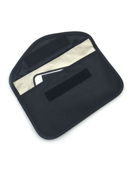 Apsaugos nuo vagystės dėklas automobilio raktams Faraday narvas 20x11cm juodas Apsaugos nuo vagystės dėklas automobilio raktams Faraday narvas 20x11cm juodas