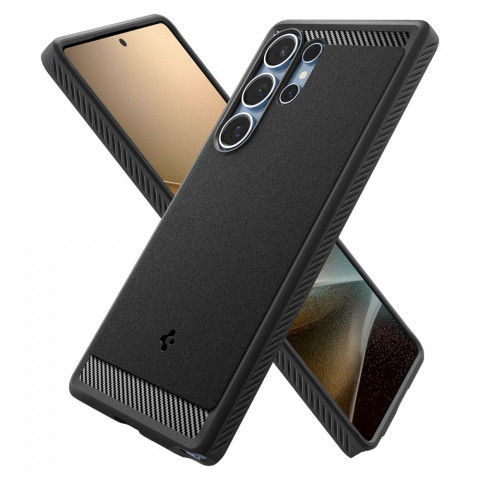 
„Samsung Galaxy S25 Ultra Rugged Armor Mag“ dėklas – juodas
