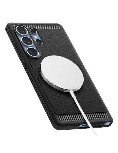 
„Samsung Galaxy S25 Ultra Rugged Armor Mag“ dėklas – juodas
