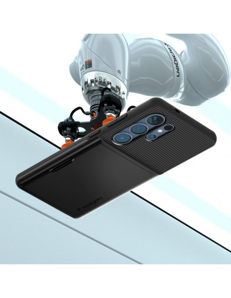 
„Samsung Galaxy S25“ itin plonas „Armor CS“ dėklas – juodas
