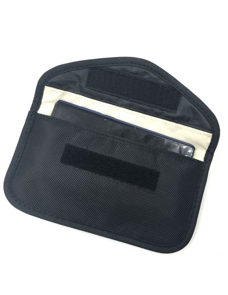 Apsaugos nuo vagystės dėklas automobilio raktams Faraday narvas 20x11cm juodas Apsaugos nuo vagystės dėklas automobilio raktams Faraday narvas 20x11cm juodas