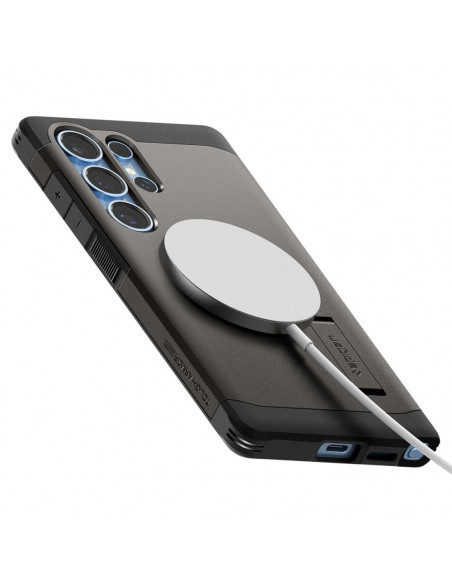 
„Samsung Galaxy S25 Ultra Tough Armor MagSafe“ dėklas – pilkas
