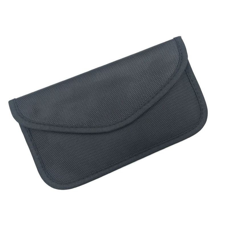 Apsaugos nuo vagystės dėklas automobilio raktams Faraday narvas 20x11cm juodas