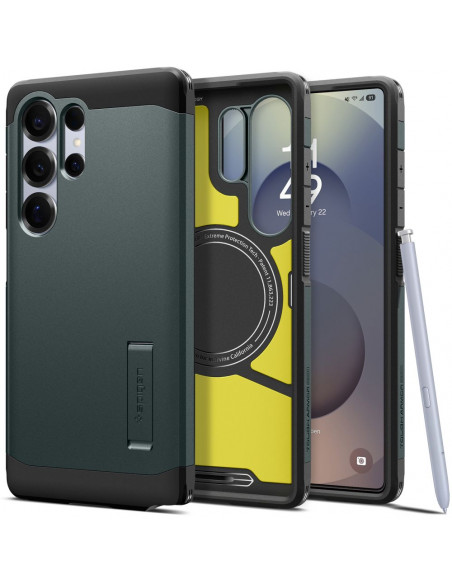 
„Samsung Galaxy S25 Ultra Tough Armor MagSafe“ dėklas – žalias
