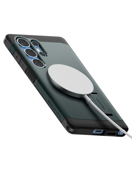 
„Samsung Galaxy S25 Ultra Tough Armor MagSafe“ dėklas – žalias
