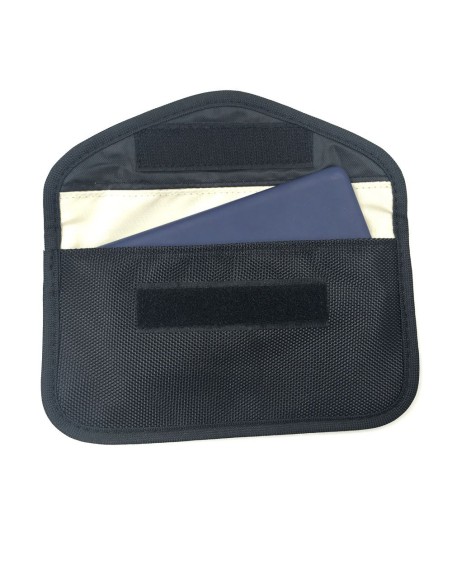 Apsaugos nuo vagystės dėklas automobilio raktams Faraday narvas 20x11cm juodas Apsaugos nuo vagystės dėklas automobilio raktams Faraday narvas 20x11cm juodas