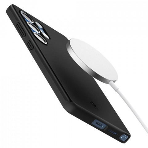 
Samsung Galaxy S25 Ultra Thin Fit Mag galinis dėklas - juodas
