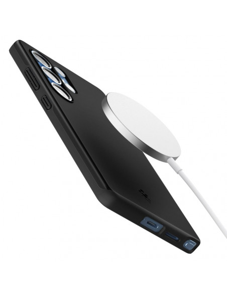 
Samsung Galaxy S25 Ultra Thin Fit Mag galinis dėklas - juodas
