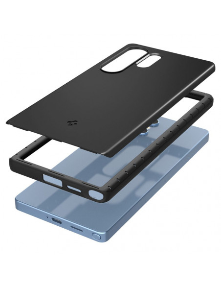 
Samsung Galaxy S25 Ultra Thin Fit Mag galinis dėklas - juodas
