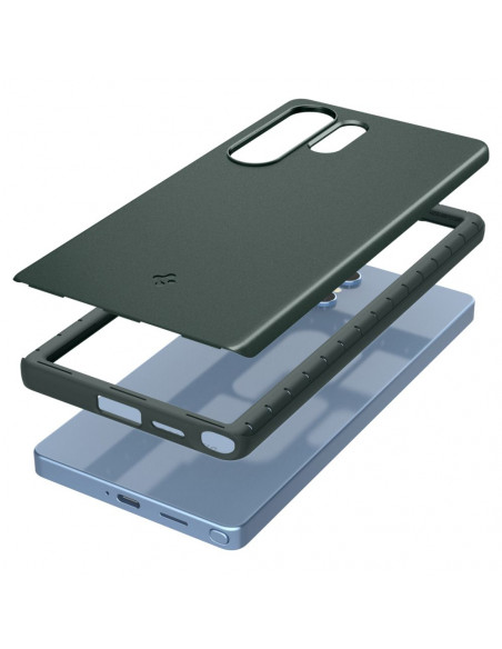 
Samsung Galaxy S25 Ultra Thin Fit Mag galinis dėklas - žalias
