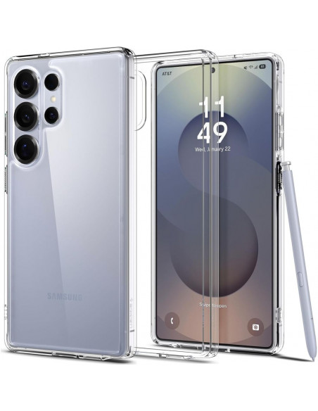 
Itin hibridinis dėklas, skirtas „Samsung Galaxy S25 Ultra“ – skaidrus
