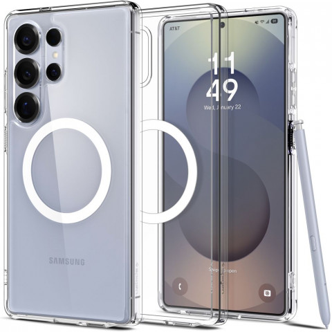 
„Ultra Hybrid Mag“ dėklas, skirtas „Samsung Galaxy S25 Ultra“ – skaidrus
