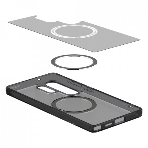 
„Ultra Hybrid Mag“ dėklas, skirtas „Samsung Galaxy S25 Ultra“ – juodas
