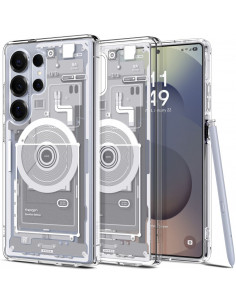 
„Ultra Hybrid Mag“ dėklas, skirtas „Samsung Galaxy S25 Ultra Zero One“ – baltas
