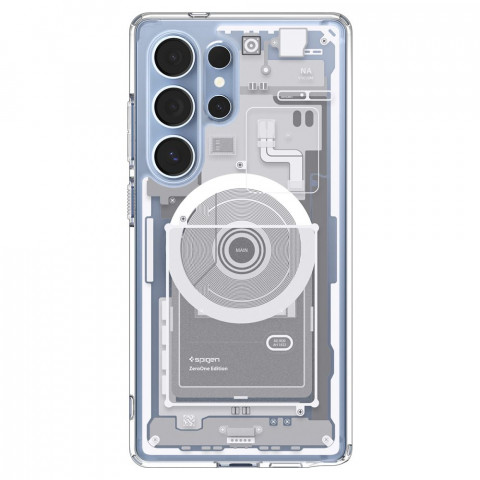 
„Ultra Hybrid Mag“ dėklas, skirtas „Samsung Galaxy S25 Ultra Zero One“ – baltas
