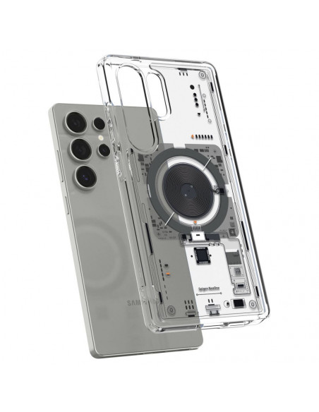 
„Ultra Hybrid Mag“ dėklas, skirtas „Samsung Galaxy S25 Ultra Neo One“ – skaidrus
