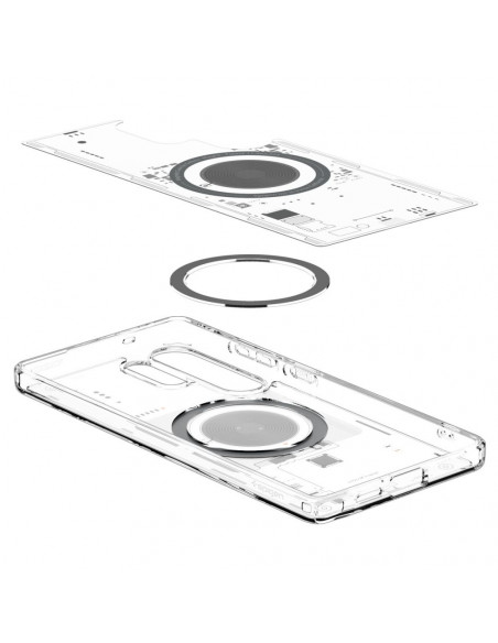 
„Ultra Hybrid Mag“ dėklas, skirtas „Samsung Galaxy S25 Ultra Neo One“ – skaidrus
