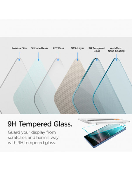 
Grūdintas stiklas, skirtas „Samsung Galaxy S25 Ultra“, skaidrus - 2 vnt.

