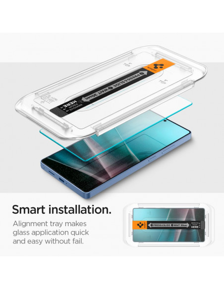 
Grūdintas stiklas, skirtas „Samsung Galaxy S25 Ultra“, skaidrus - 2 vnt.
