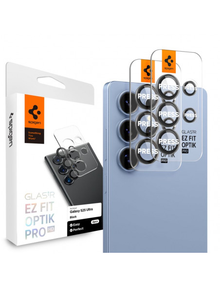 
Kameros dėklas, skirtas „Samsung Galaxy S25 Ultra“, juodas - 2 vnt.
