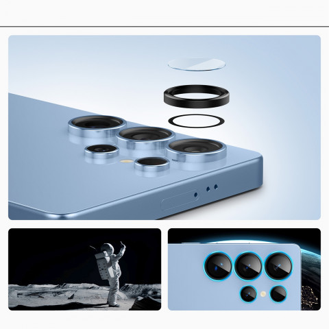 
Kameros dėklas, skirtas „Samsung Galaxy S25 Ultra“, juodas - 2 vnt.
