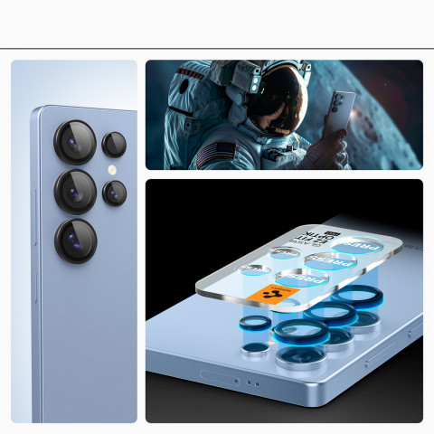 
Kameros dėklas, skirtas „Samsung Galaxy S25 Ultra“, juodas - 2 vnt.
