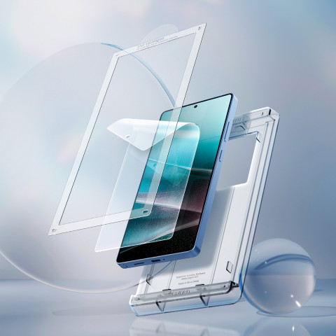 
Hibridinis stiklas, skirtas „Samsung Galaxy S25 Ultra Elite Shield EZ FIT“ - skaidrus
