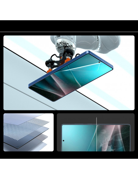 
Hibridinis stiklas, skirtas „Samsung Galaxy S25 Ultra Elite Shield EZ FIT“ - skaidrus
